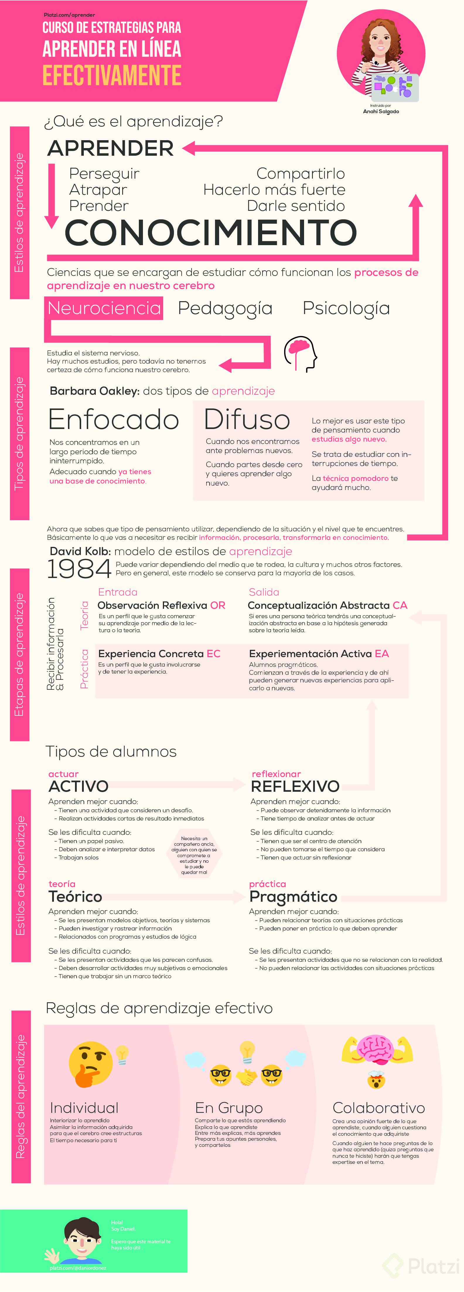 Estilos De Aprendizaje Infografía Y Notas 4867